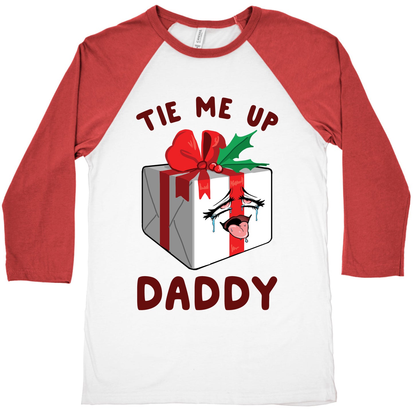 Tie Me Up Daddy Baseball Tee