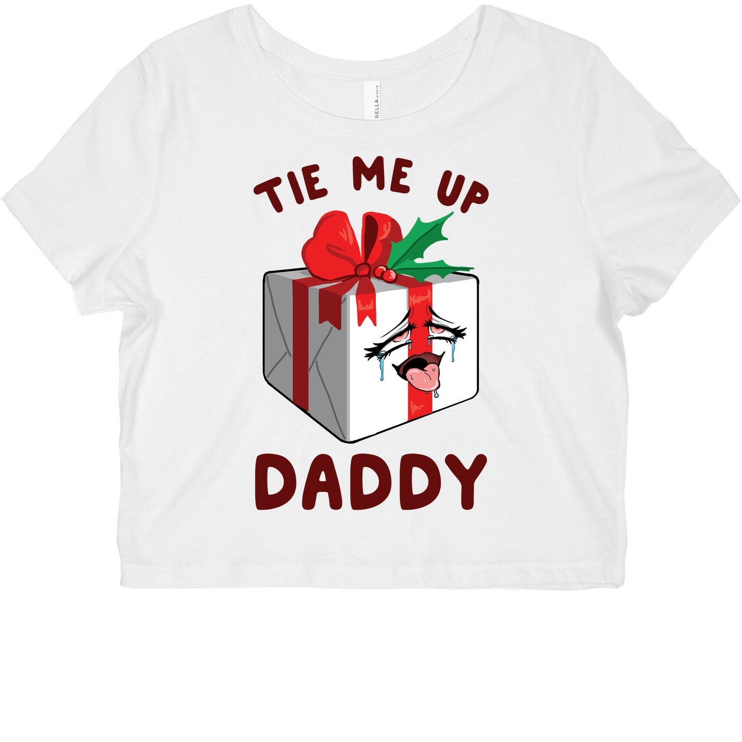 Tie Me Up Daddy Graphic Baby Tee