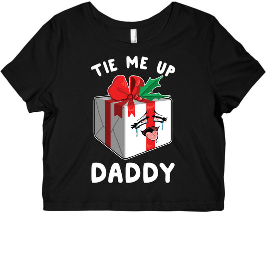 Tie Me Up Daddy Graphic Baby Tee