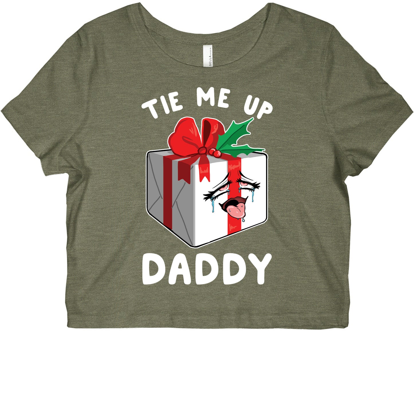 Tie Me Up Daddy Graphic Baby Tee