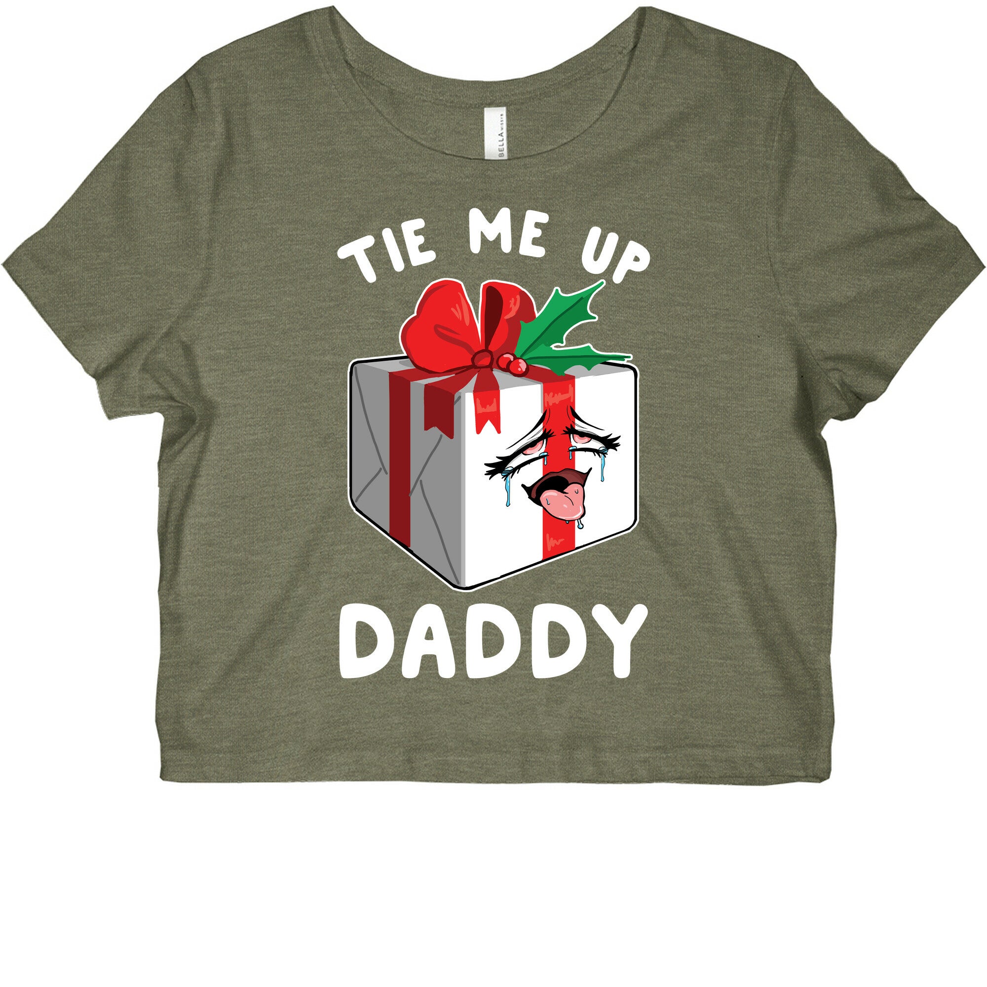 Tie Me Up Daddy Graphic Baby Tee