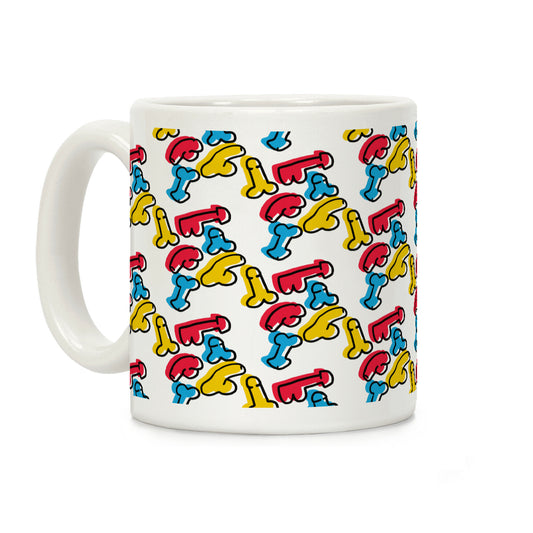 Pop Art Penis Pattern Coffee Mug