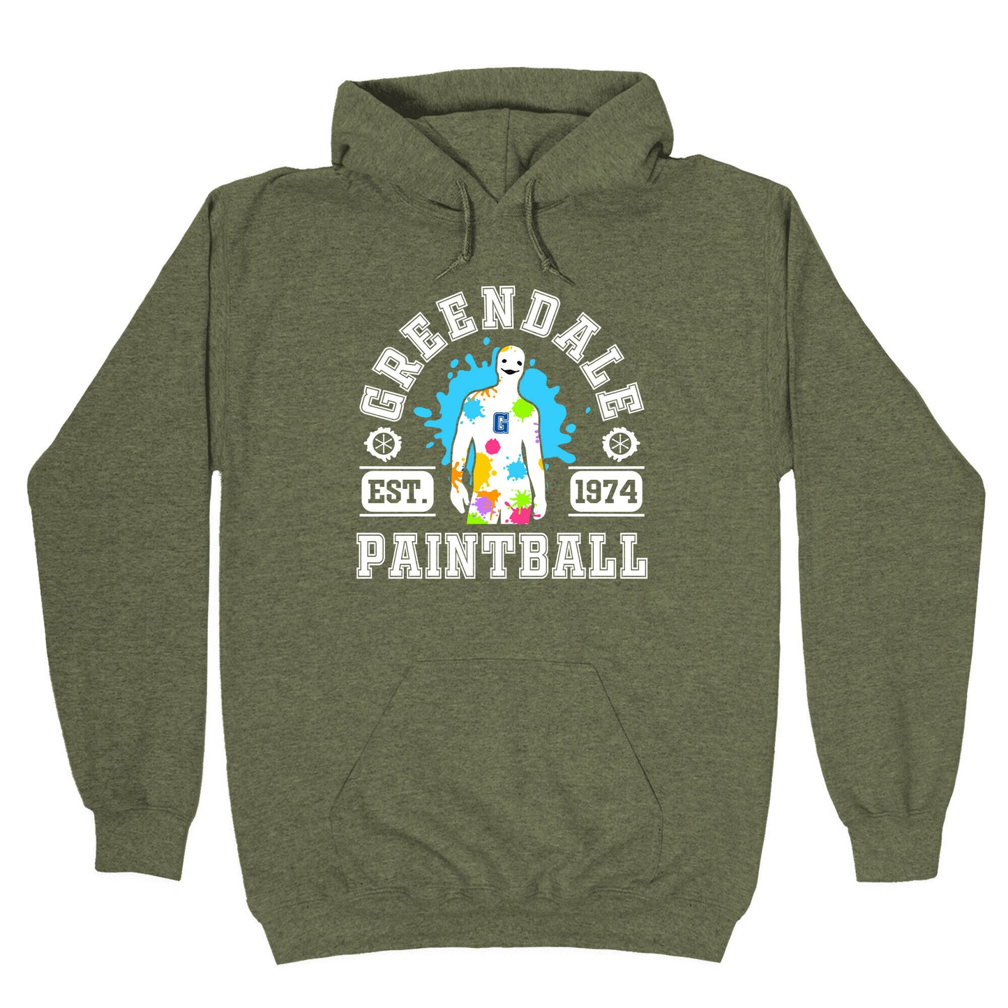 Greendale Community College Paintball Hoodie