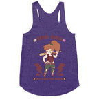 Rebel Girls Will Save The World Jupiter Parody Racerback Tank