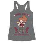 Rebel Girls Will Save The World Jupiter Parody Racerback Tank