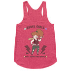 Rebel Girls Will Save The World Jupiter Parody Racerback Tank