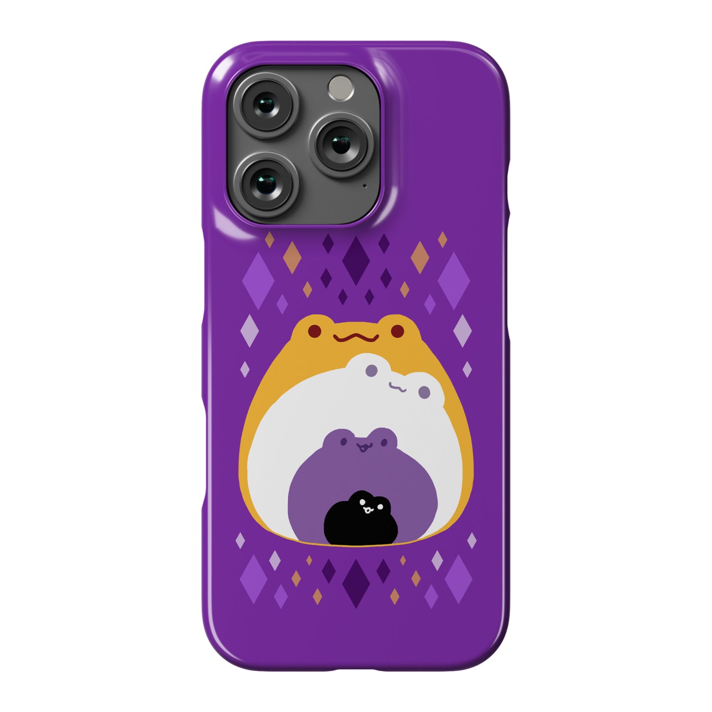 Frogs In Frogs In Frogs Nonbinary Pride Phone Case