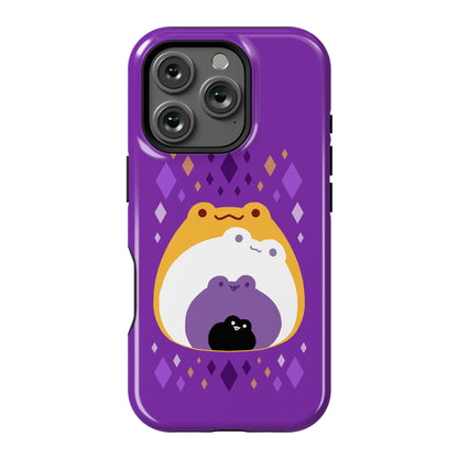Frogs In Frogs In Frogs Nonbinary Pride Phone Case