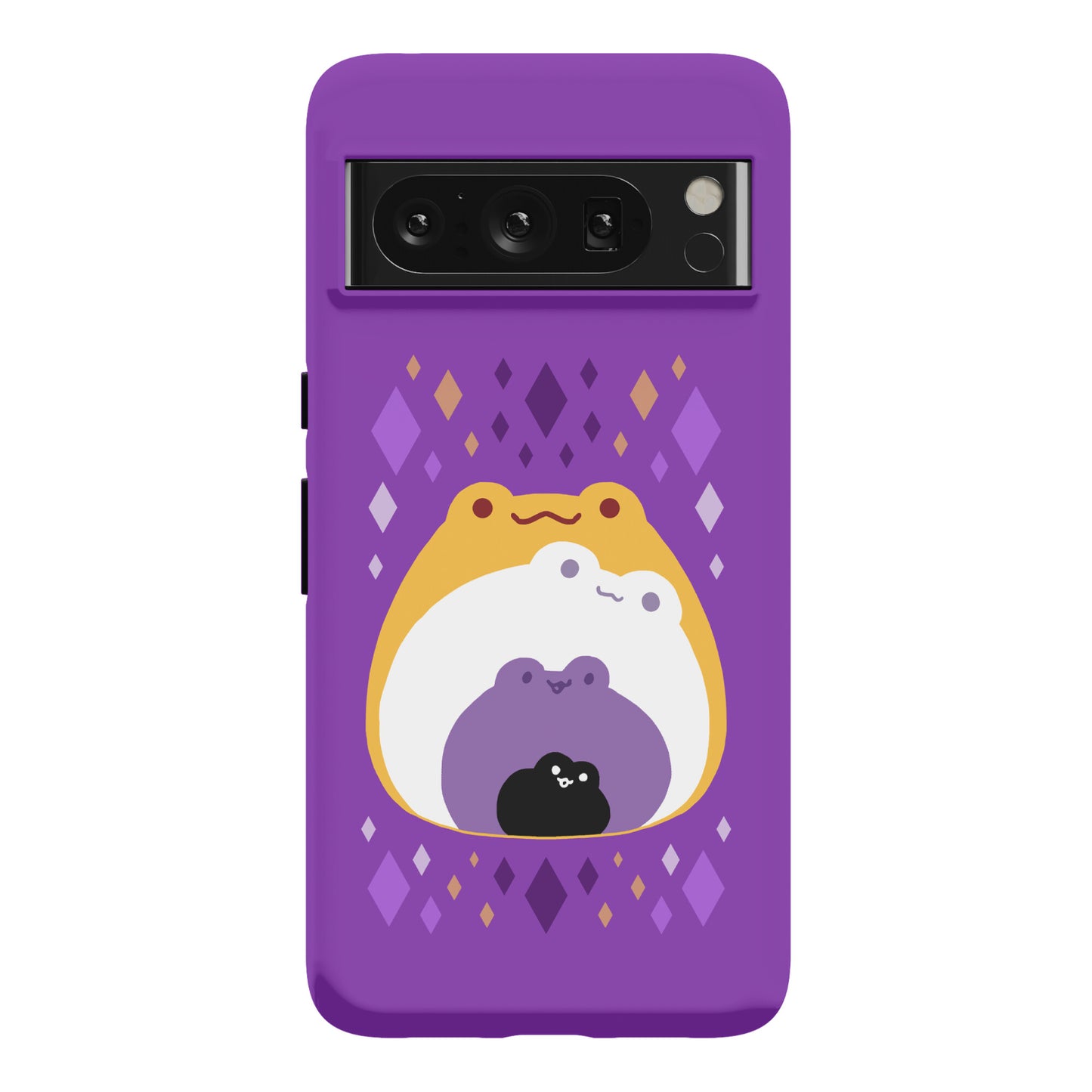 Frogs In Frogs In Frogs Nonbinary Pride Phone Case