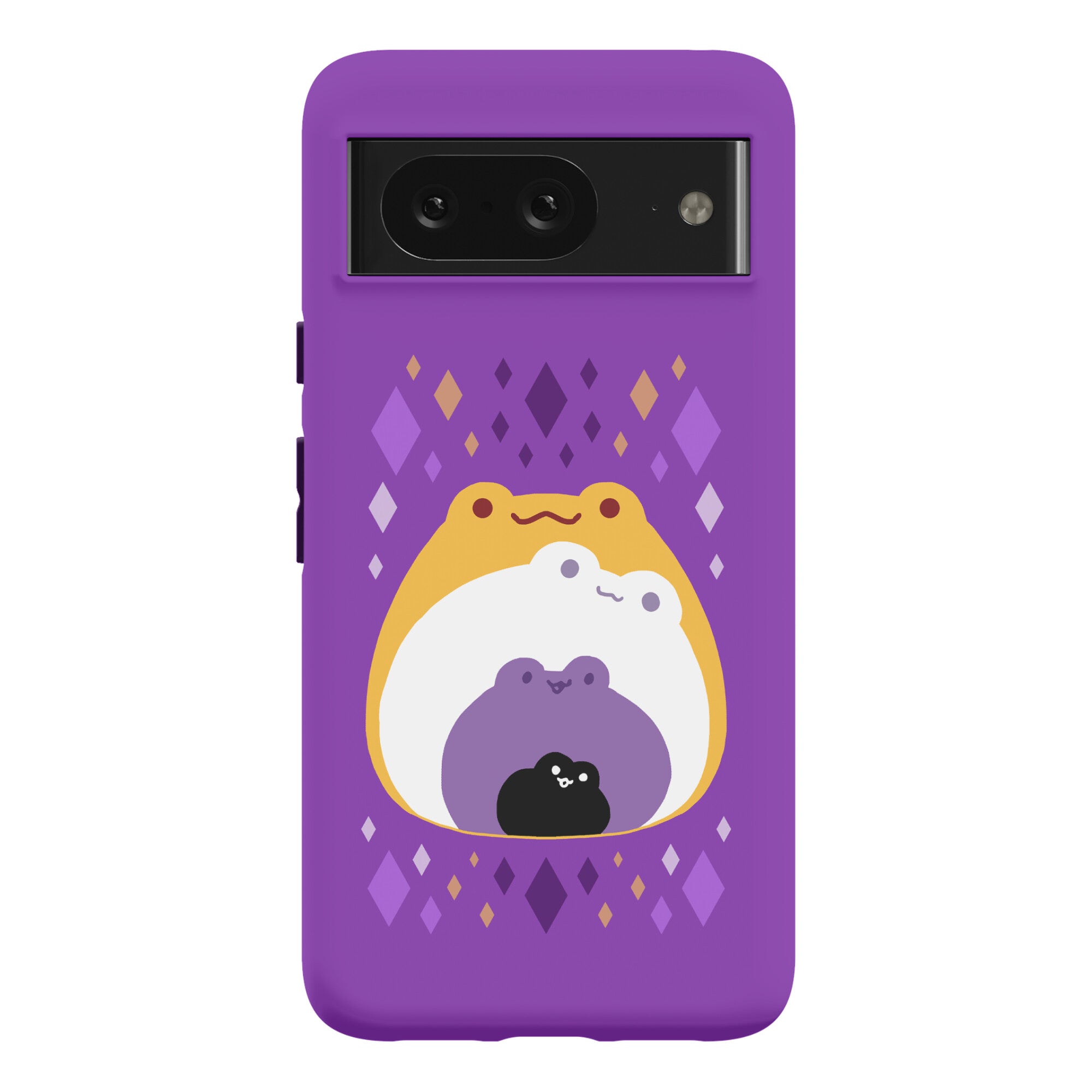 Frogs In Frogs In Frogs Nonbinary Pride Phone Case