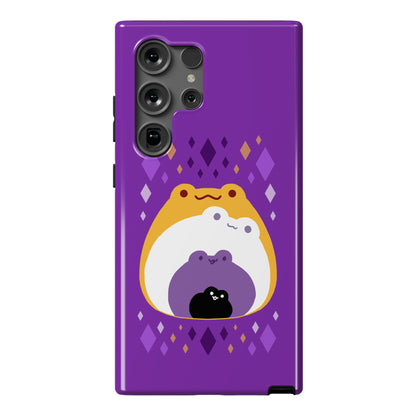 Frogs In Frogs In Frogs Nonbinary Pride Phone Case