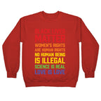 Black Lives Matter List Crewneck Sweatshirt
