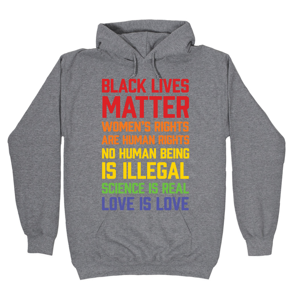 Black Lives Matter List Hoodie