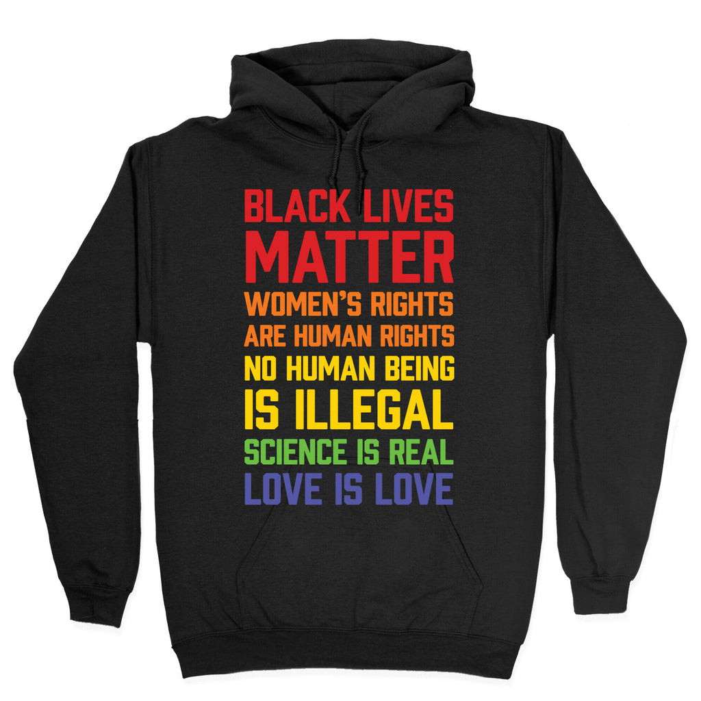 Black Lives Matter List Hoodie