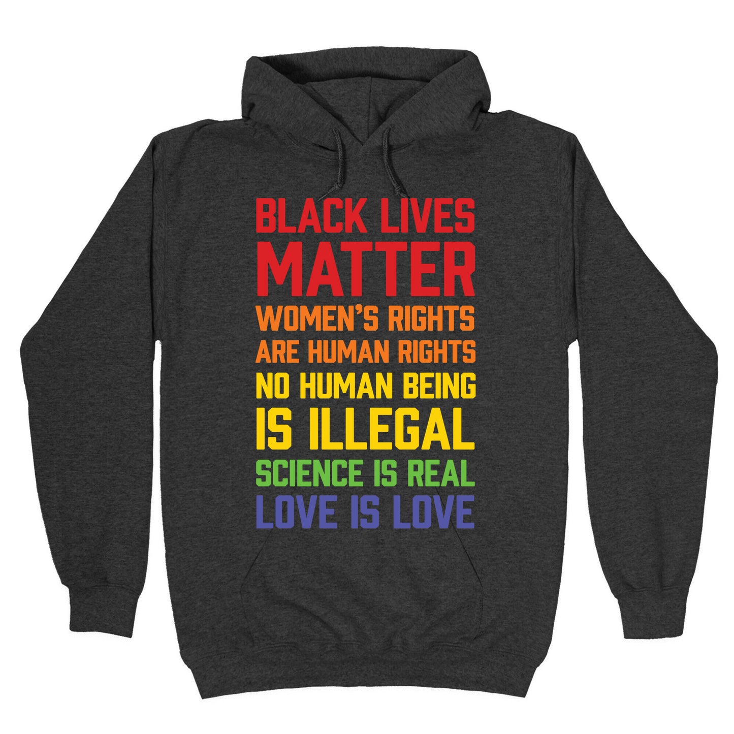 Black Lives Matter List Hoodie