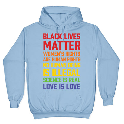 Black Lives Matter List Hoodie
