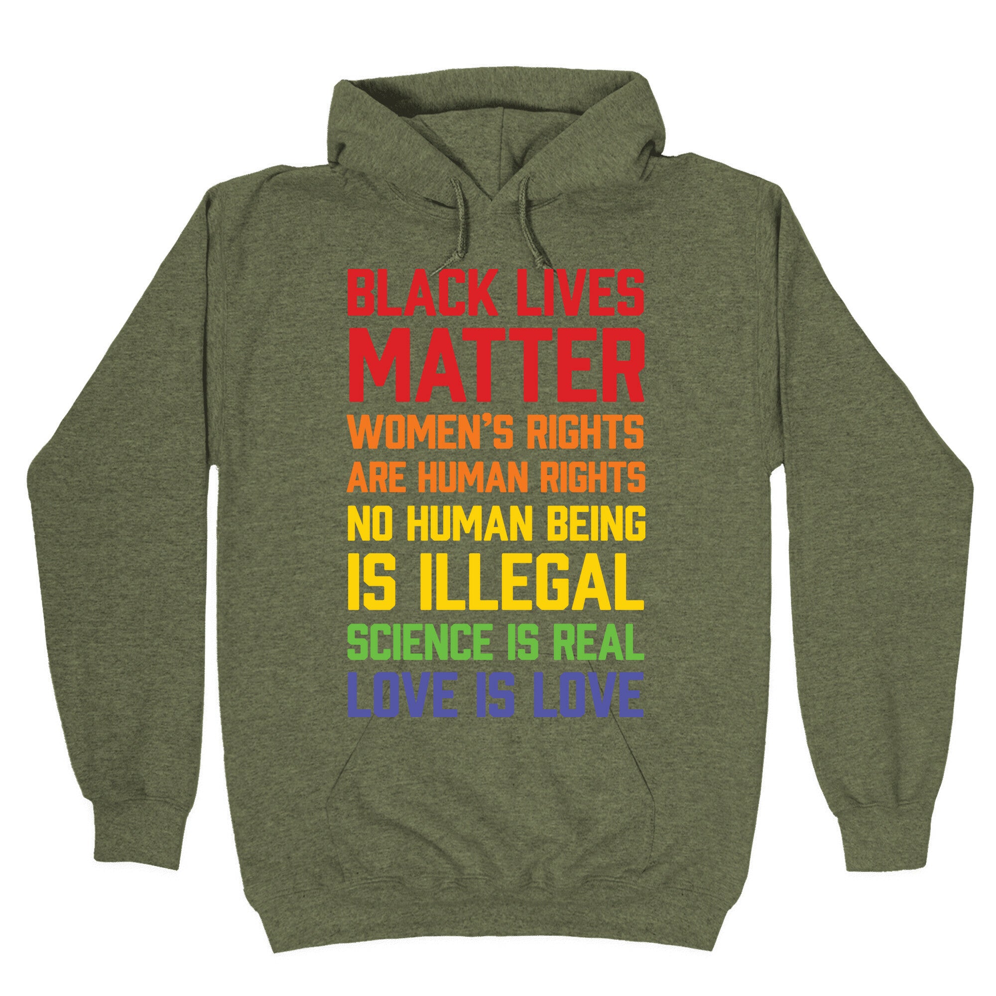 Black Lives Matter List Hoodie