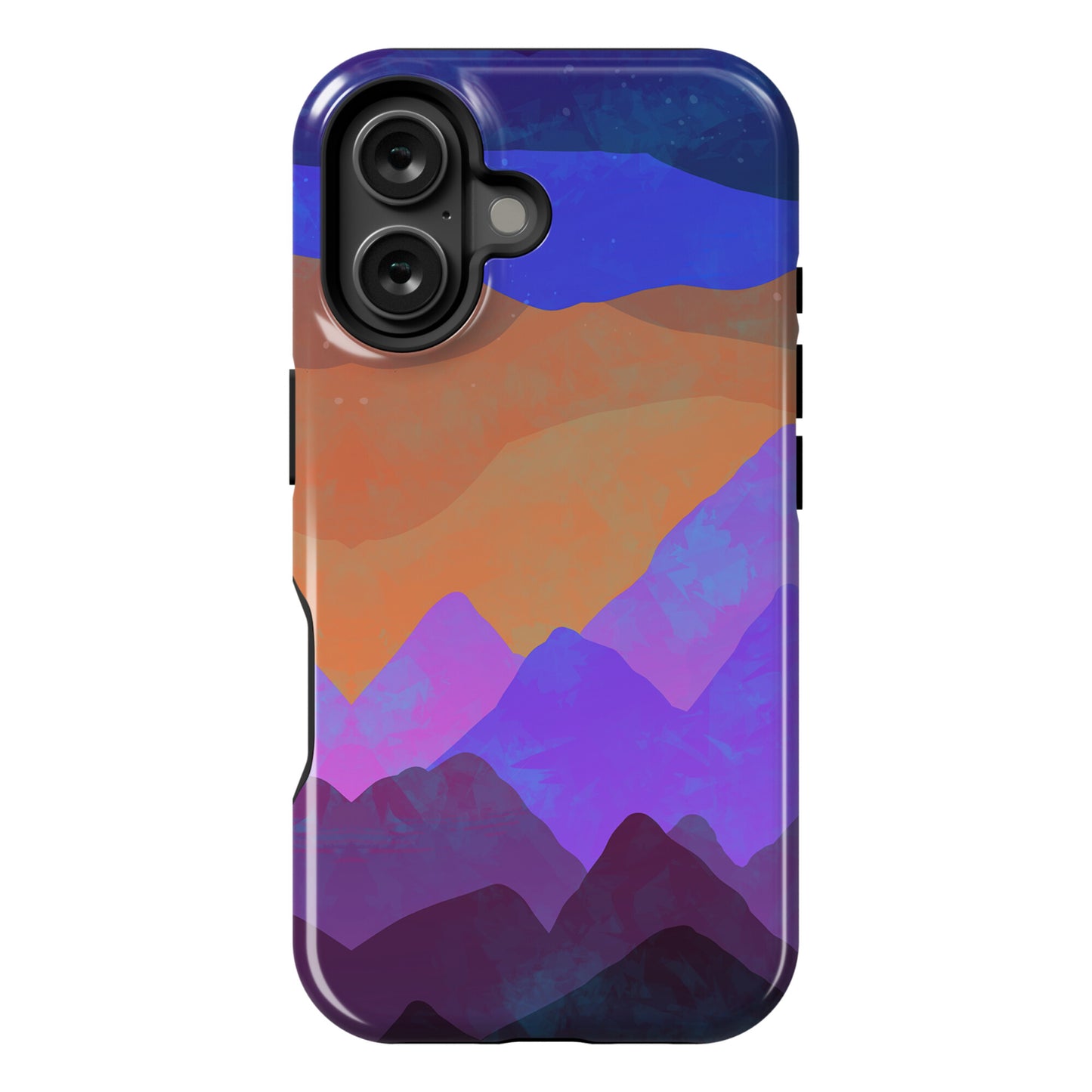 Abstract Mountain Sunset Phone Case