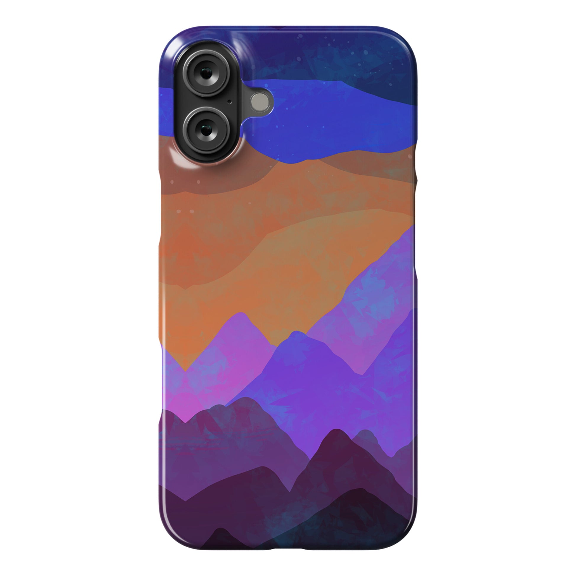 Abstract Mountain Sunset Phone Case