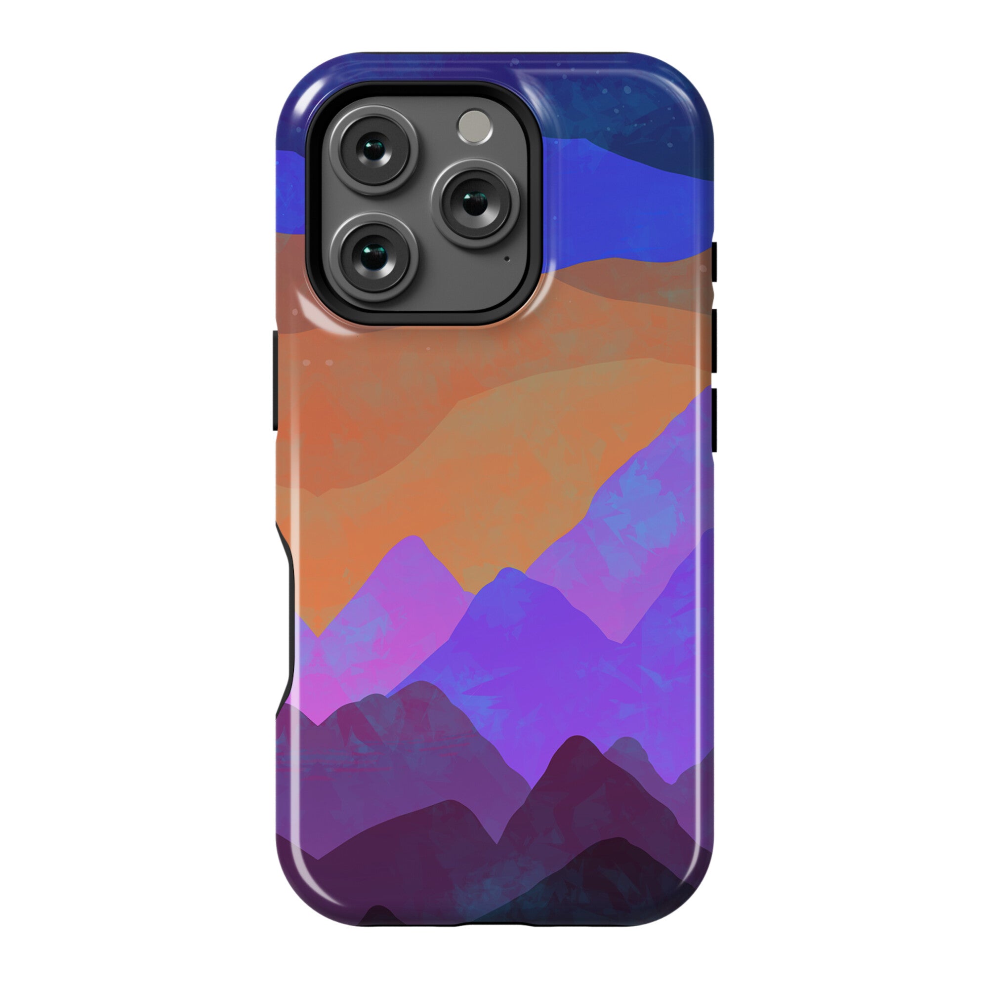 Abstract Mountain Sunset Phone Case