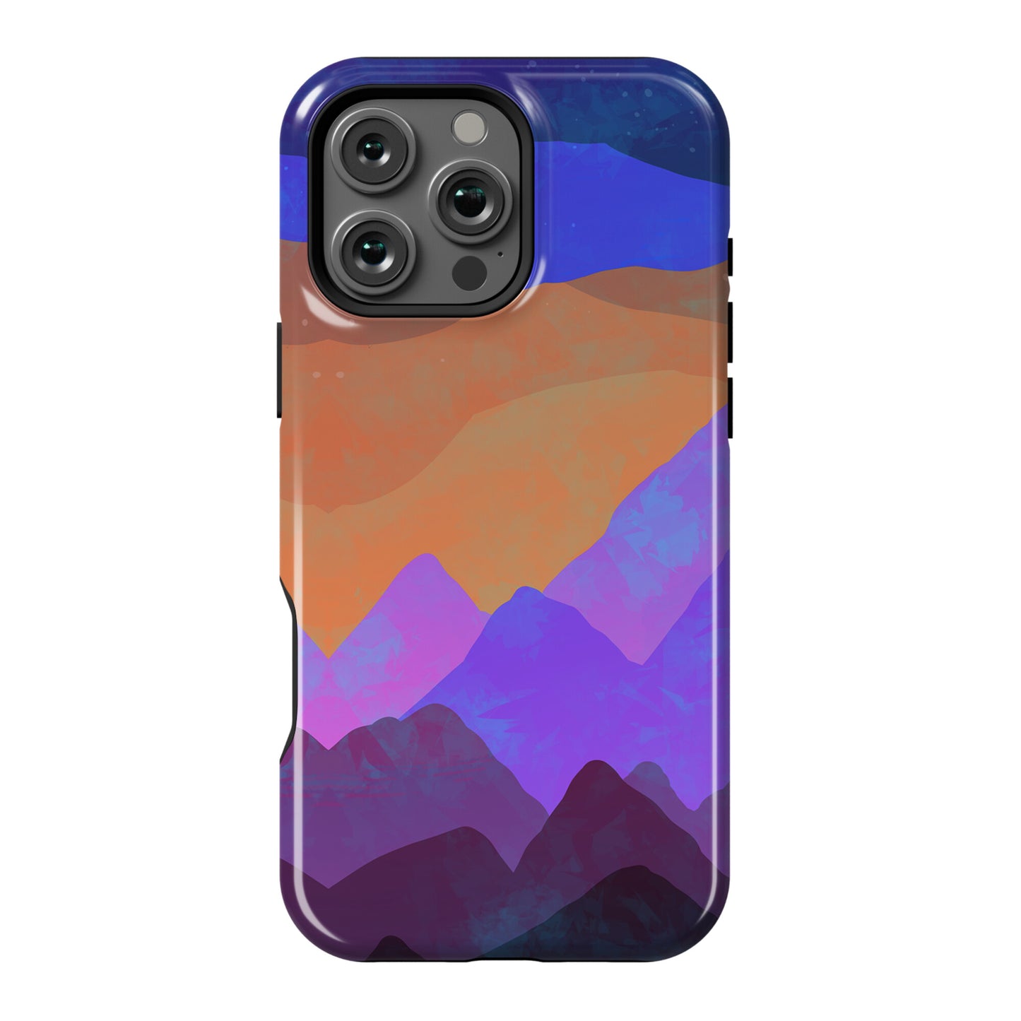 Abstract Mountain Sunset Phone Case