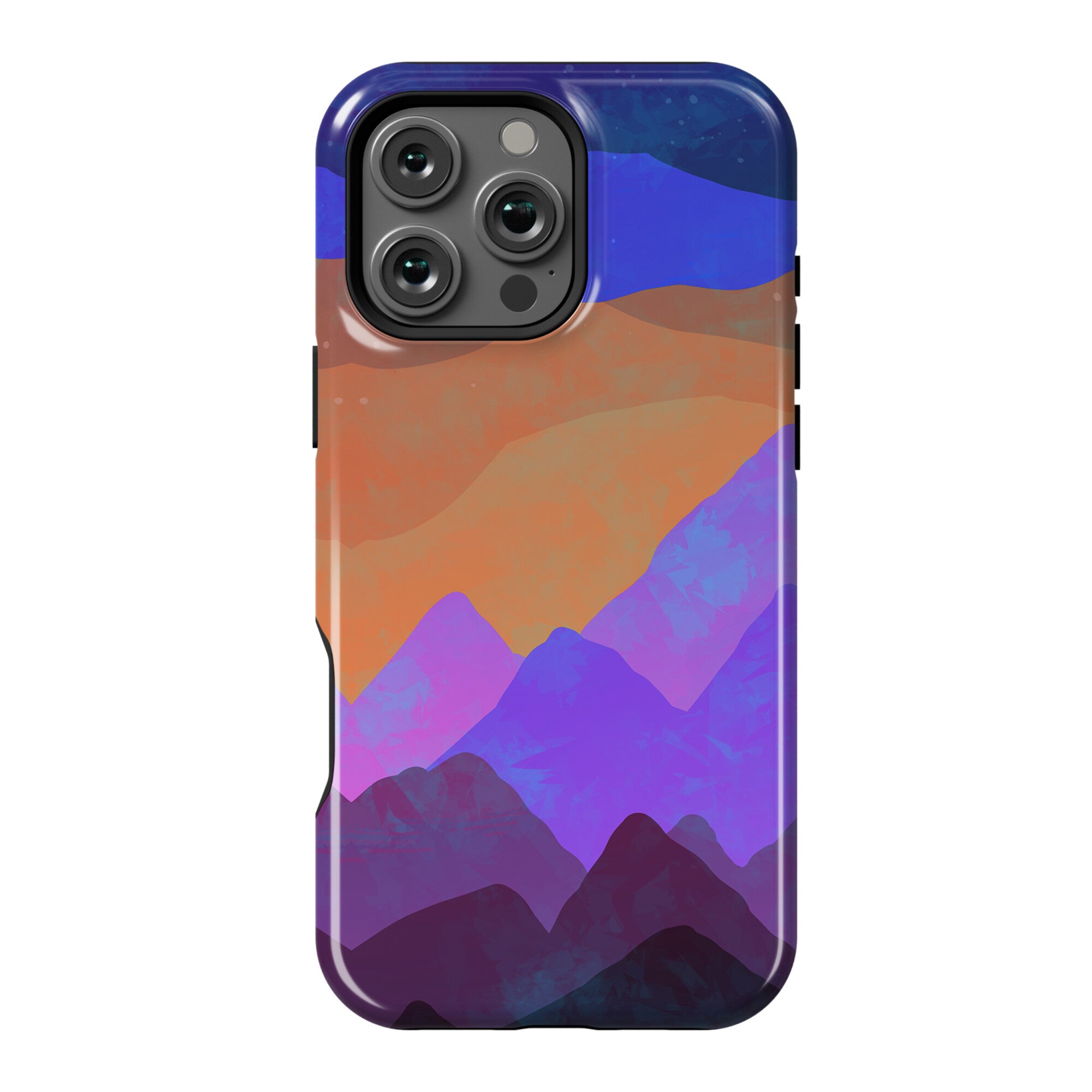 Abstract Mountain Sunset Phone Case