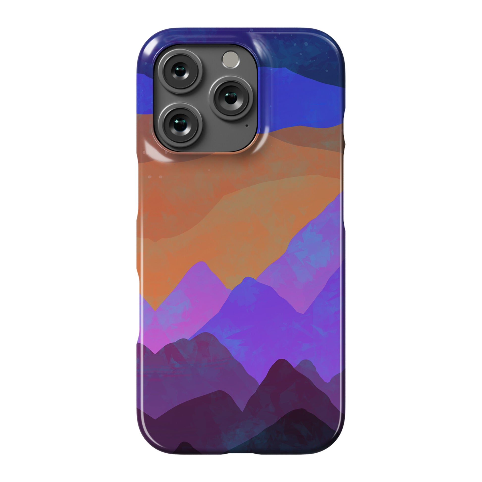 Abstract Mountain Sunset Phone Case