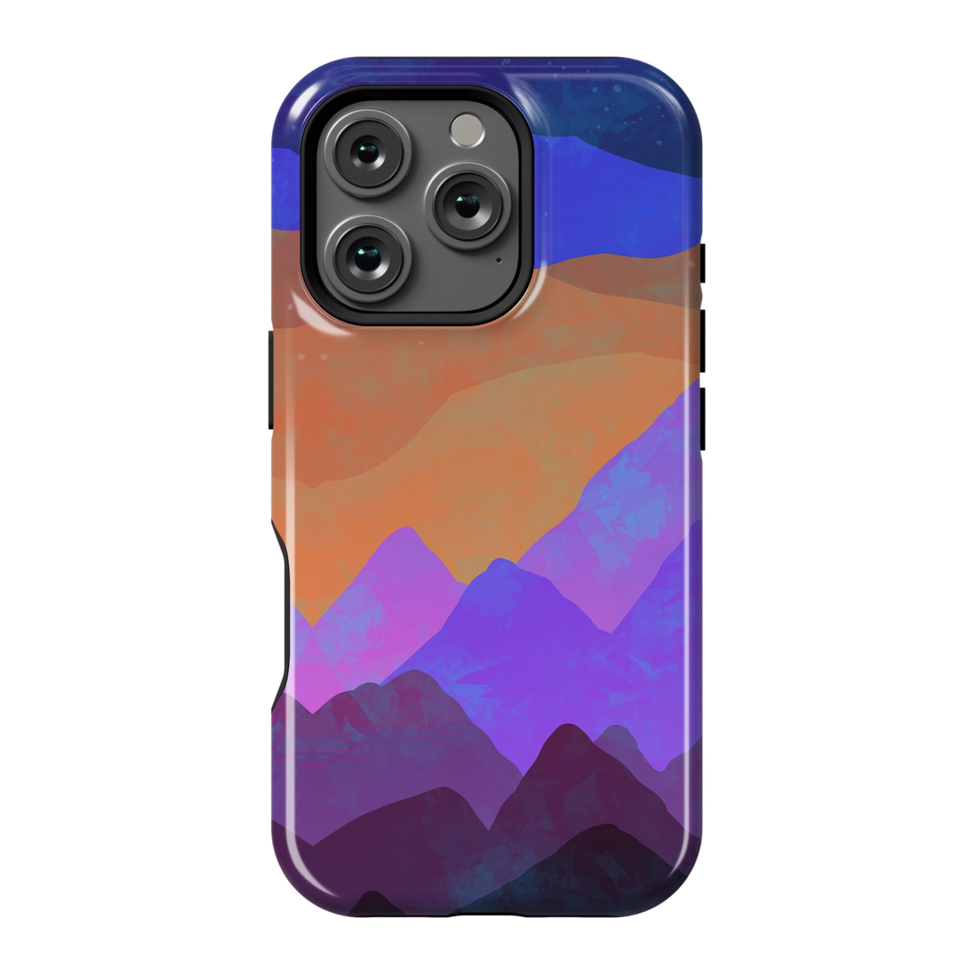 Abstract Mountain Sunset Phone Case