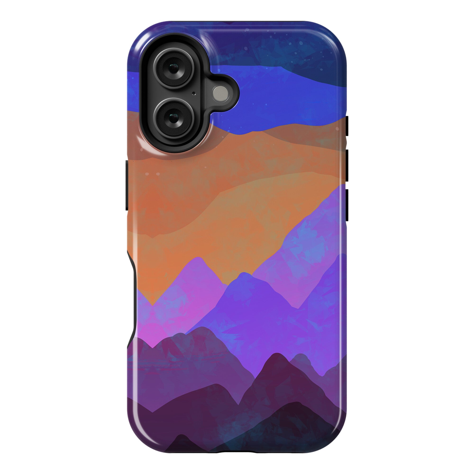 Abstract Mountain Sunset Phone Case