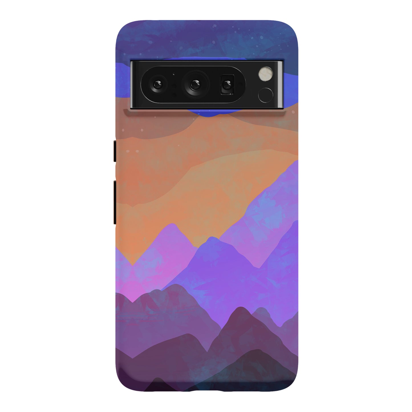 Abstract Mountain Sunset Phone Case