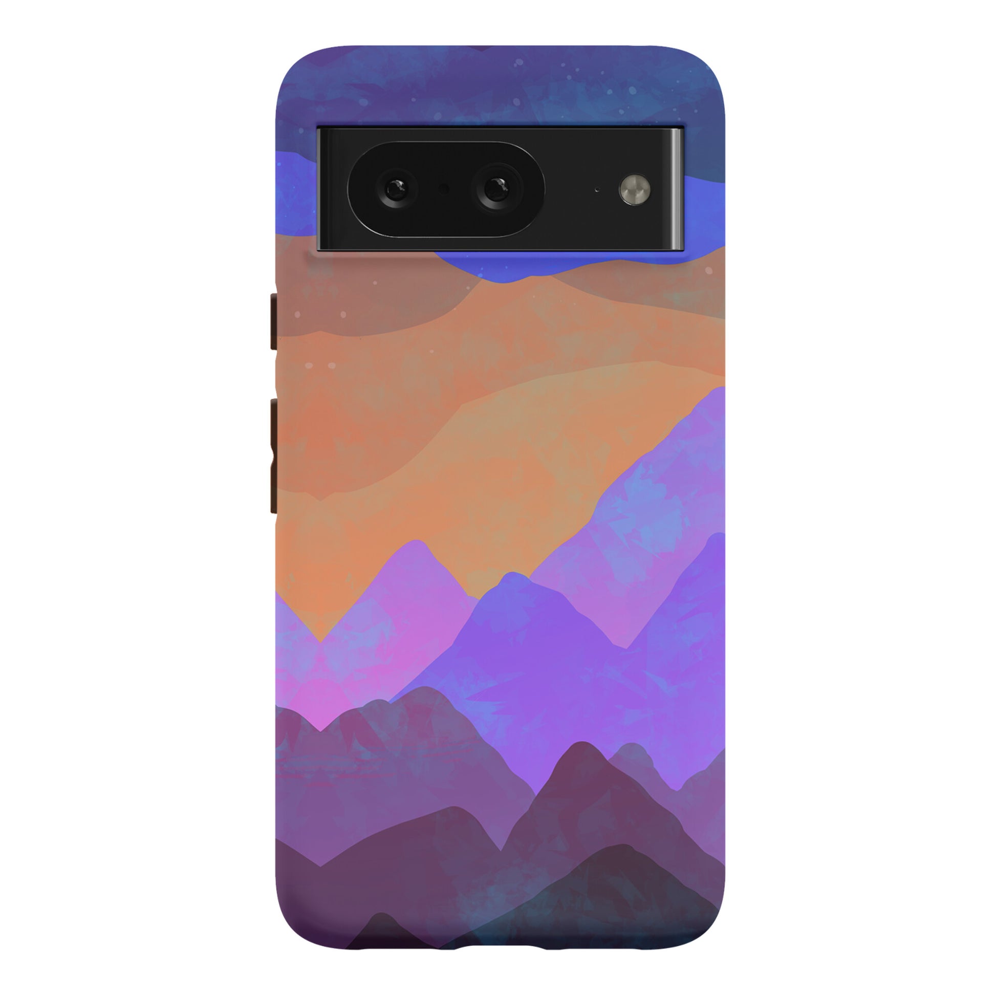 Abstract Mountain Sunset Phone Case