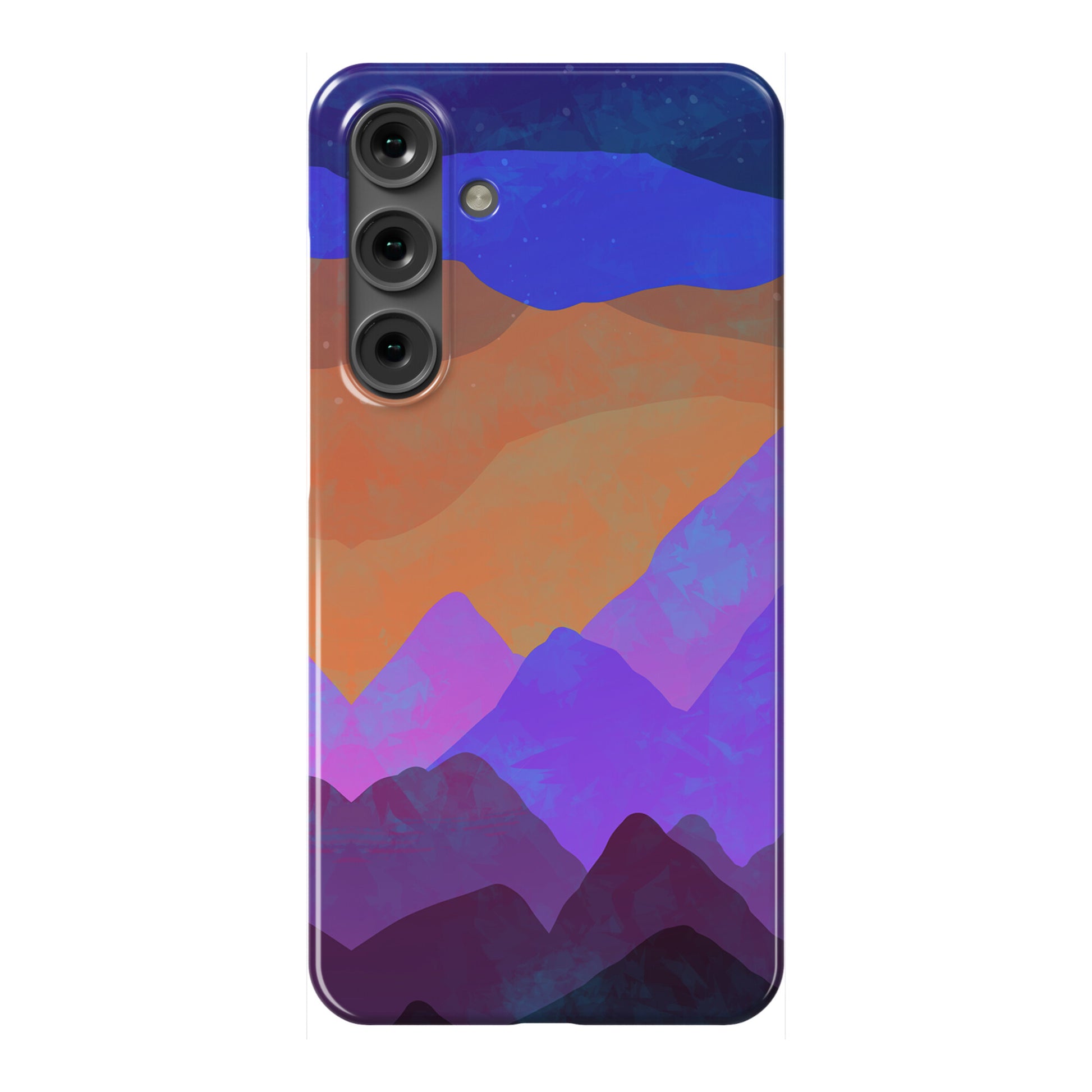 Abstract Mountain Sunset Phone Case