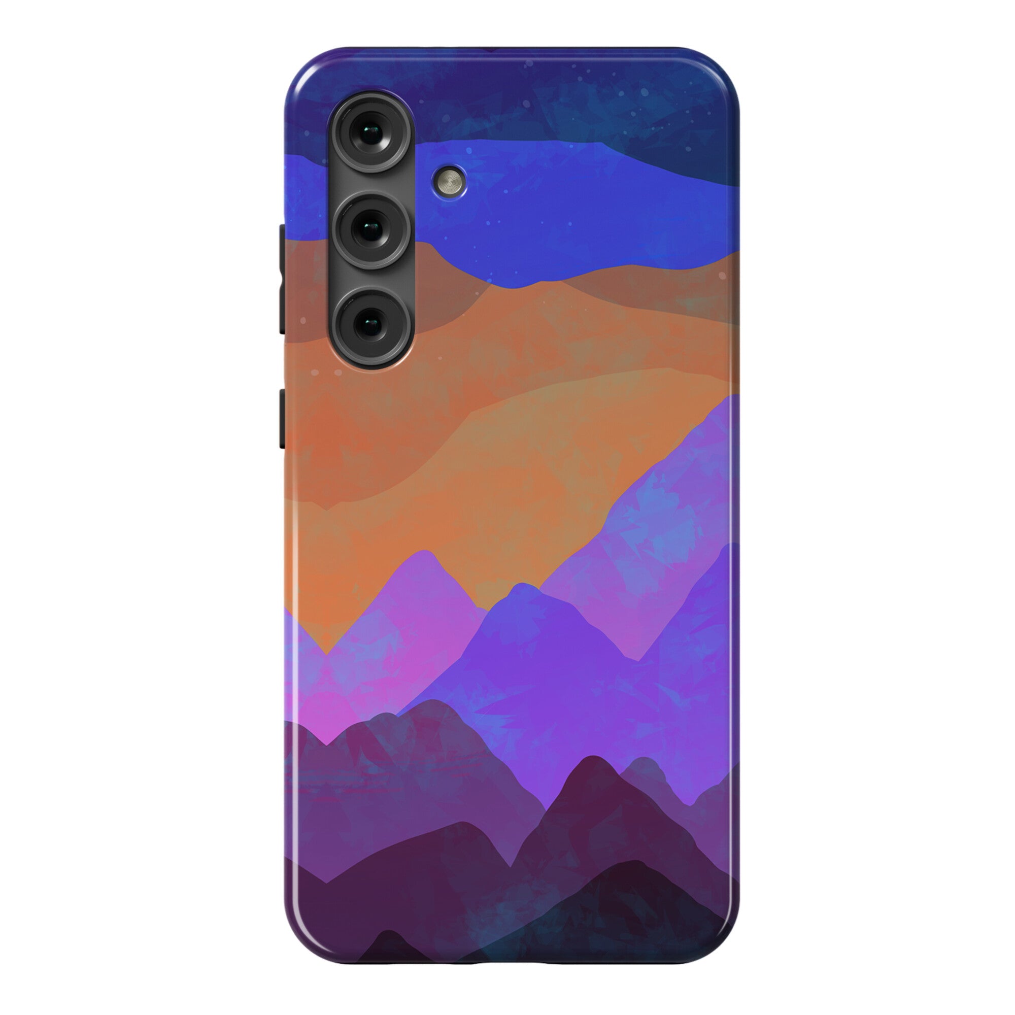Abstract Mountain Sunset Phone Case