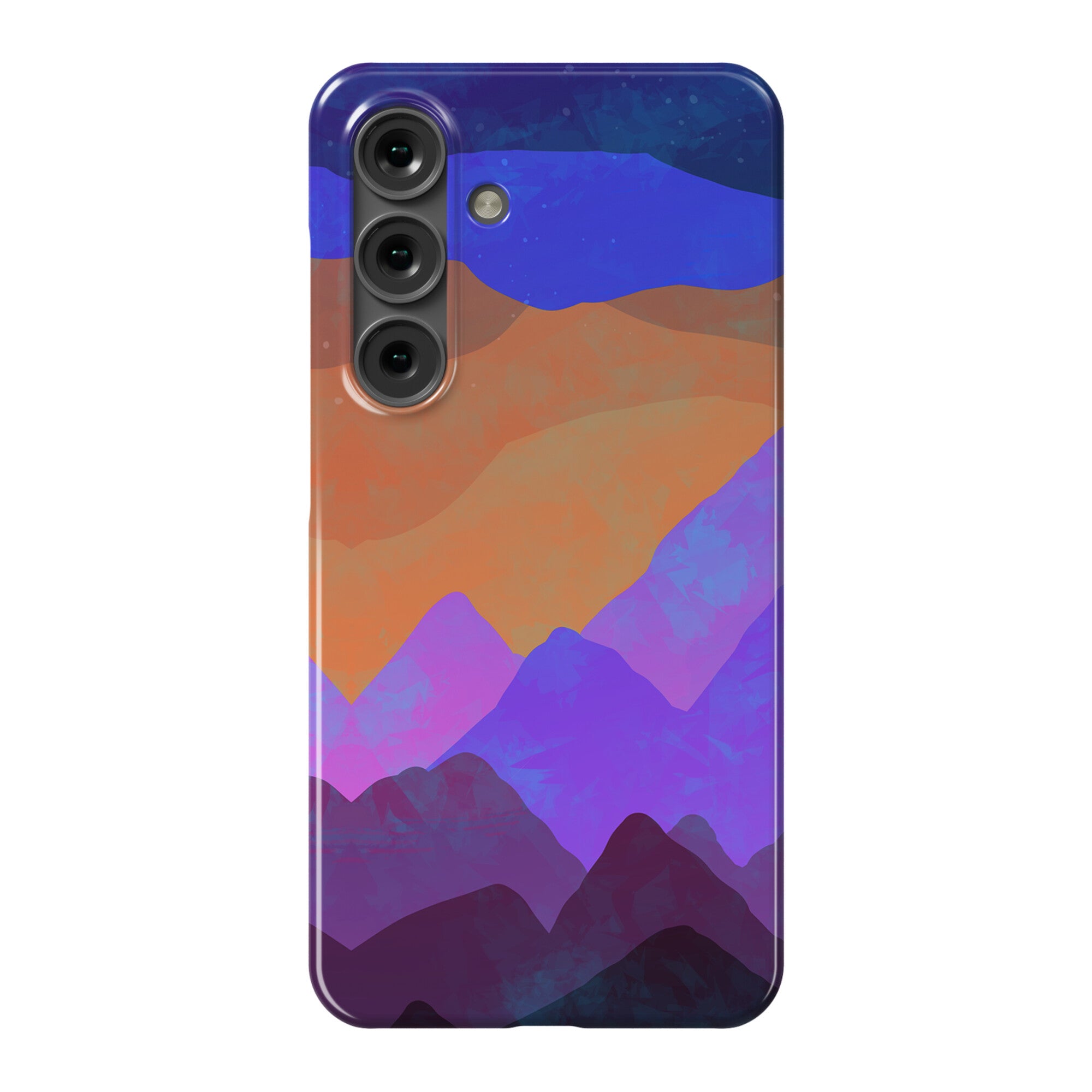 Abstract Mountain Sunset Phone Case