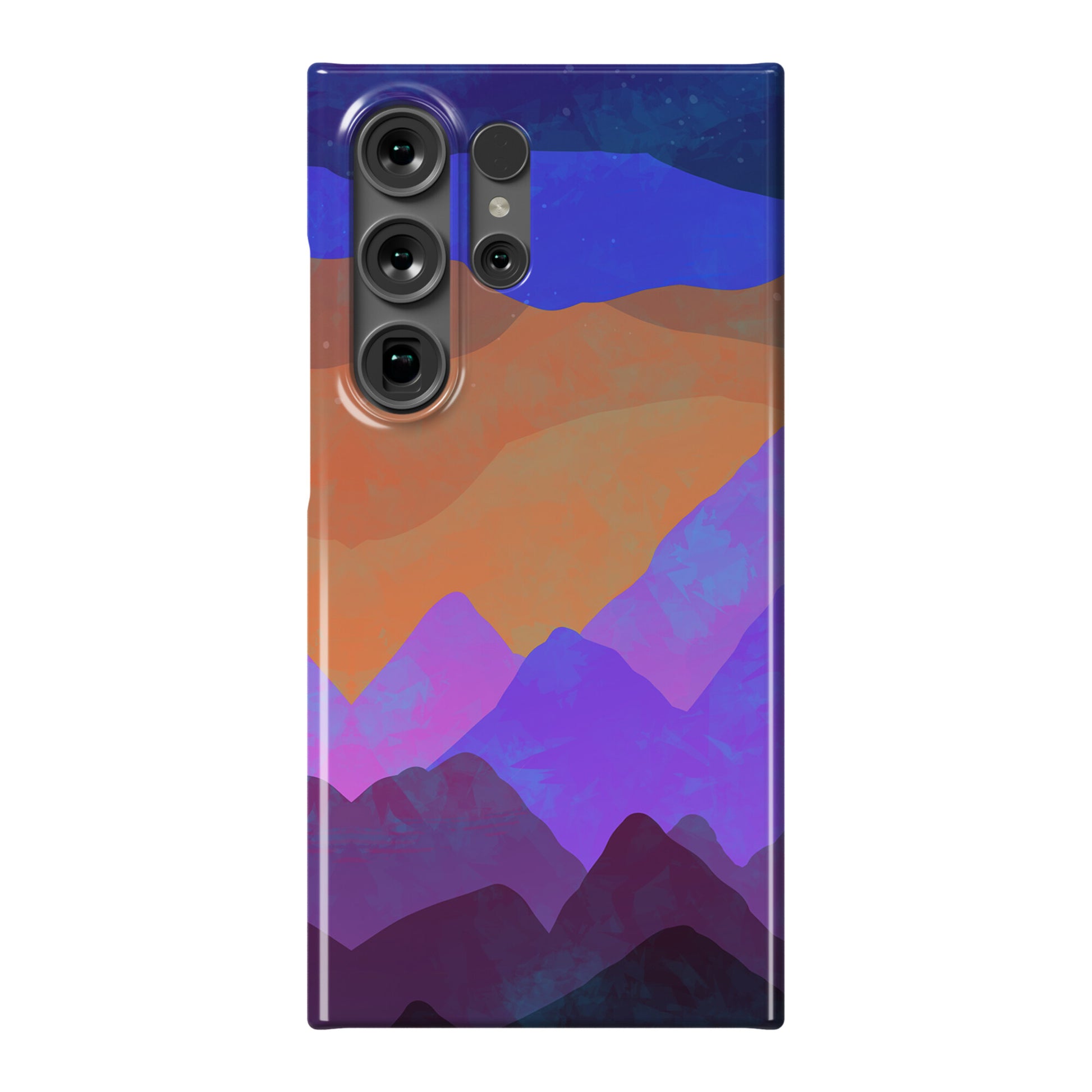 Abstract Mountain Sunset Phone Case