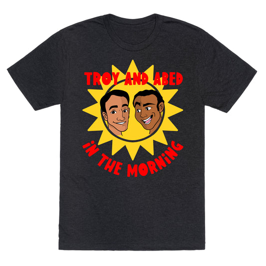 Troy and Abed in the Morning Unisex Triblend Tee