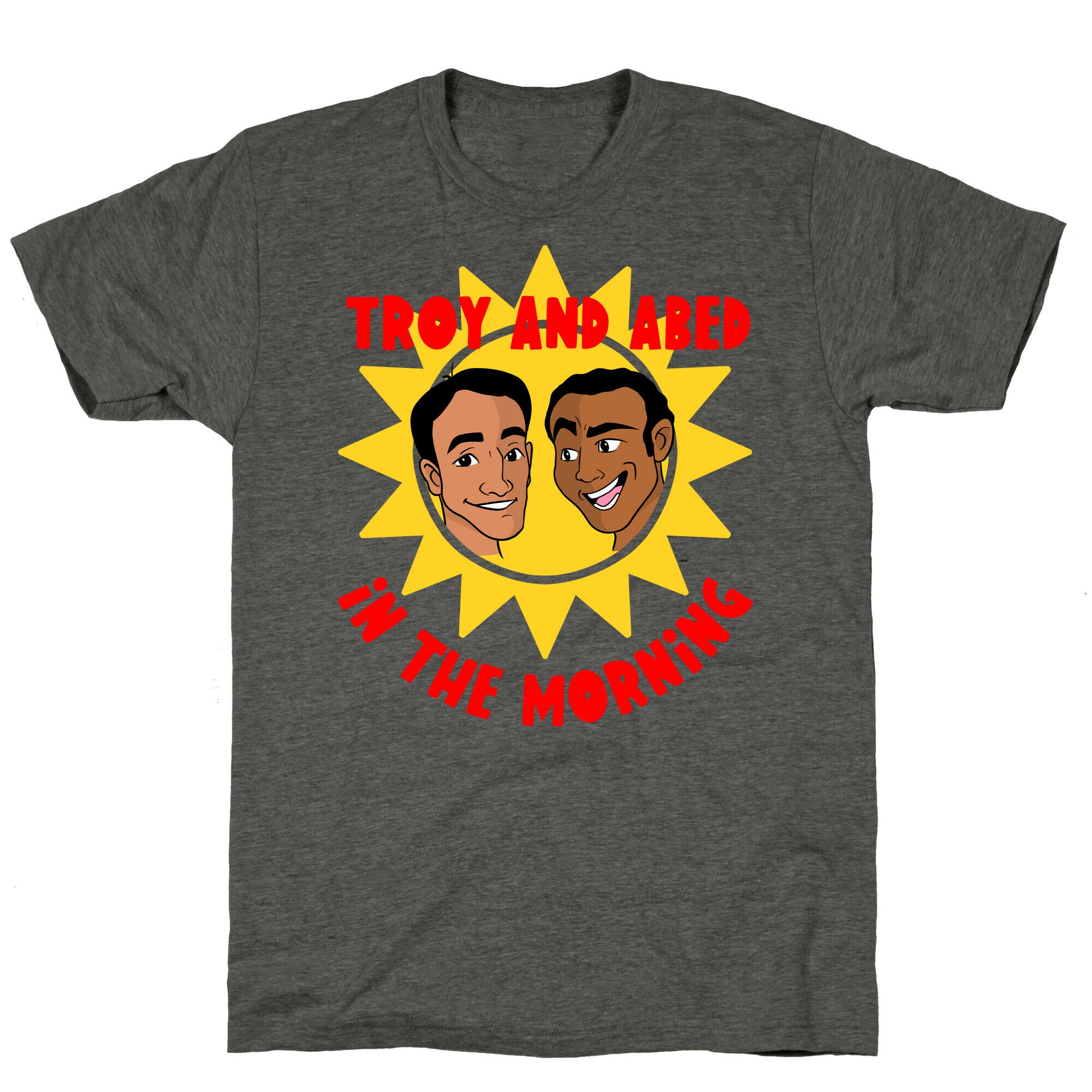 Troy and Abed in the Morning Unisex Triblend Tee