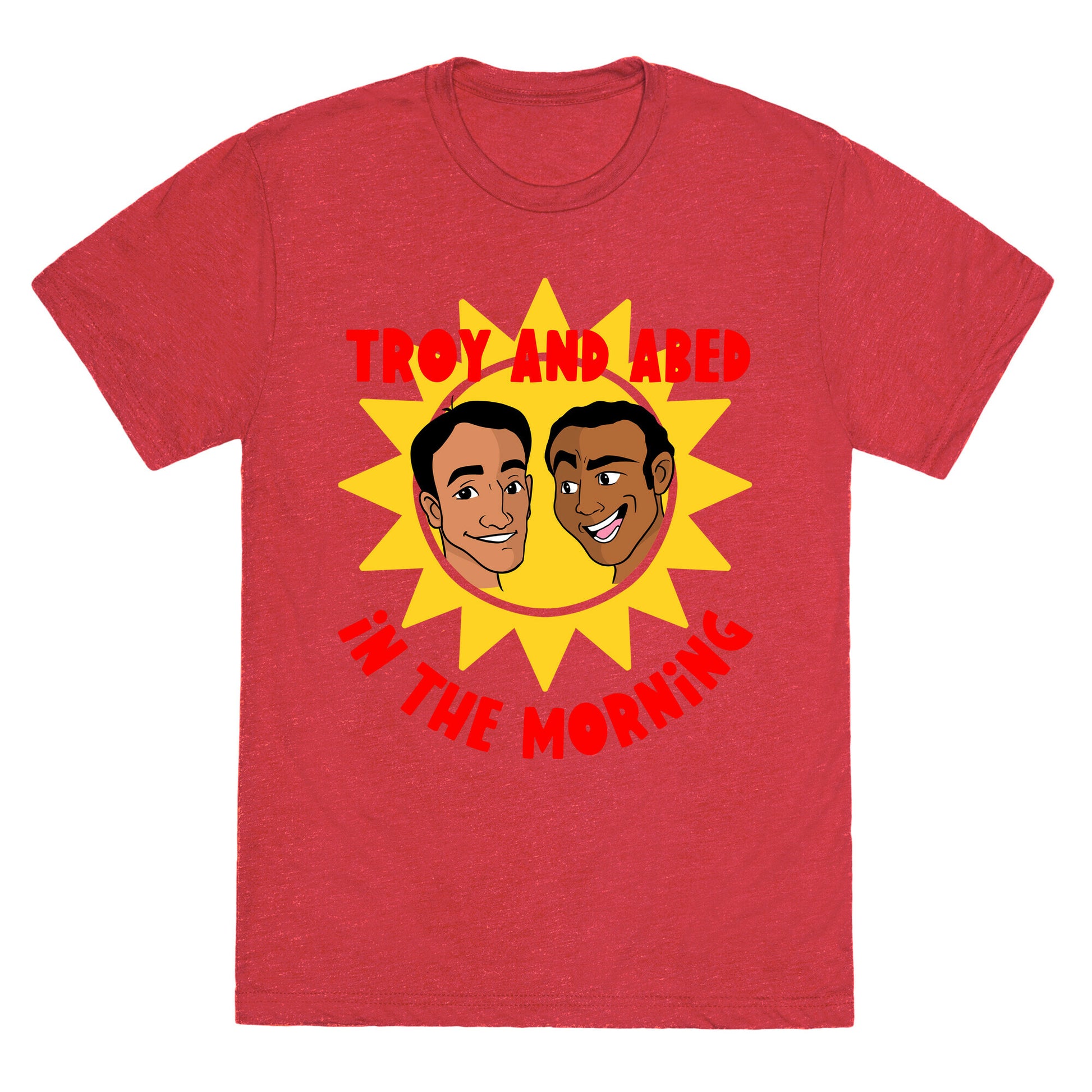 Troy and Abed in the Morning Unisex Triblend Tee
