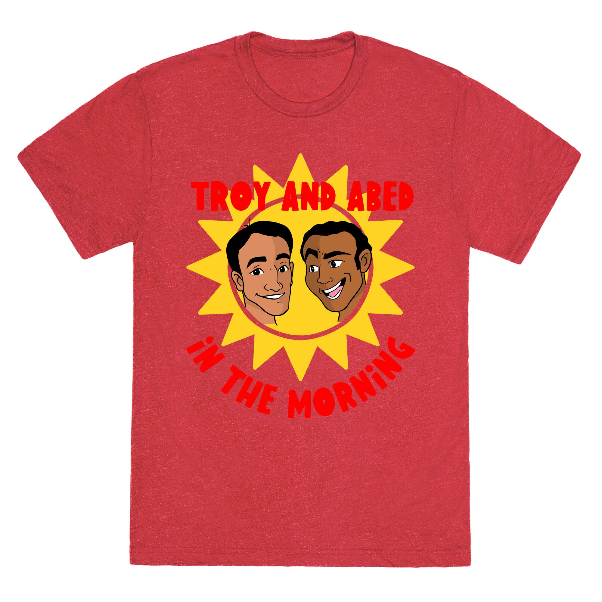 Troy and Abed in the Morning Unisex Triblend Tee