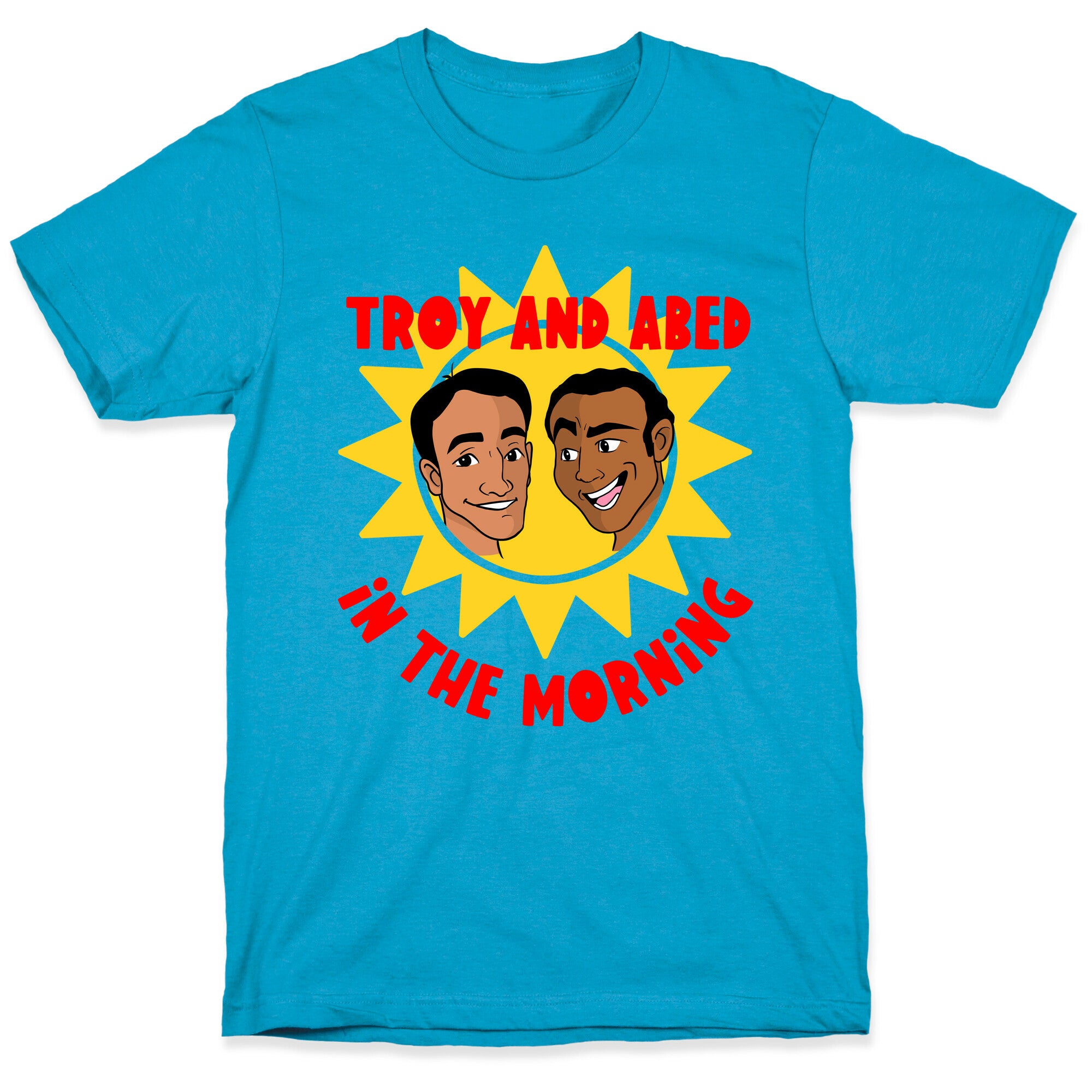 Troy and Abed in the Morning Unisex Triblend Tee