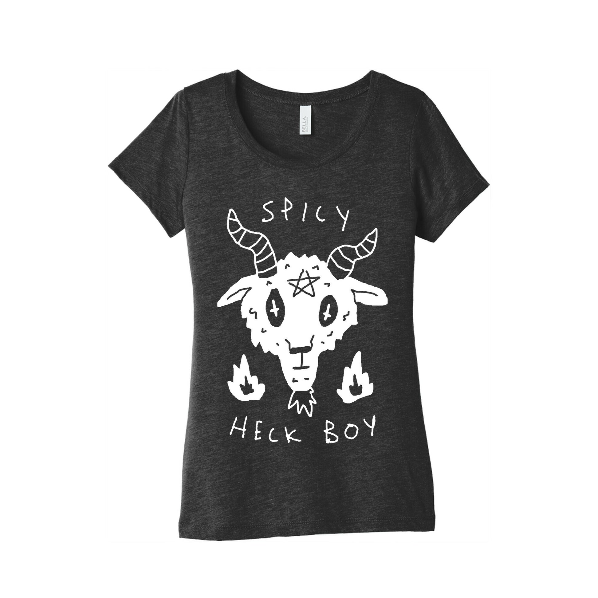 Spicy Heck Boy Satan Women's Triblend Tee