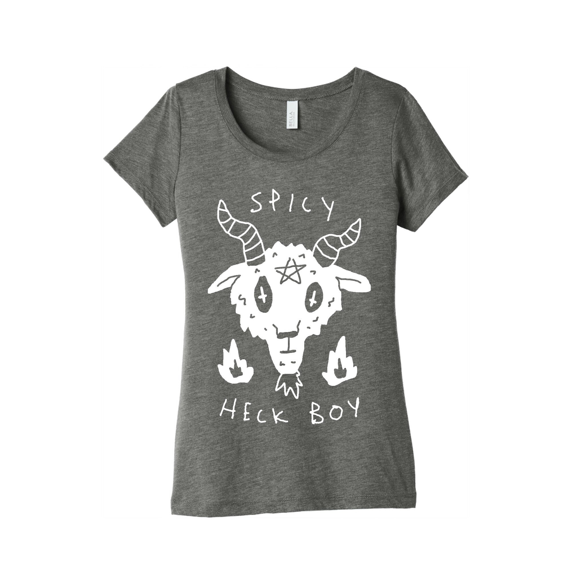 Spicy Heck Boy Satan Women's Triblend Tee