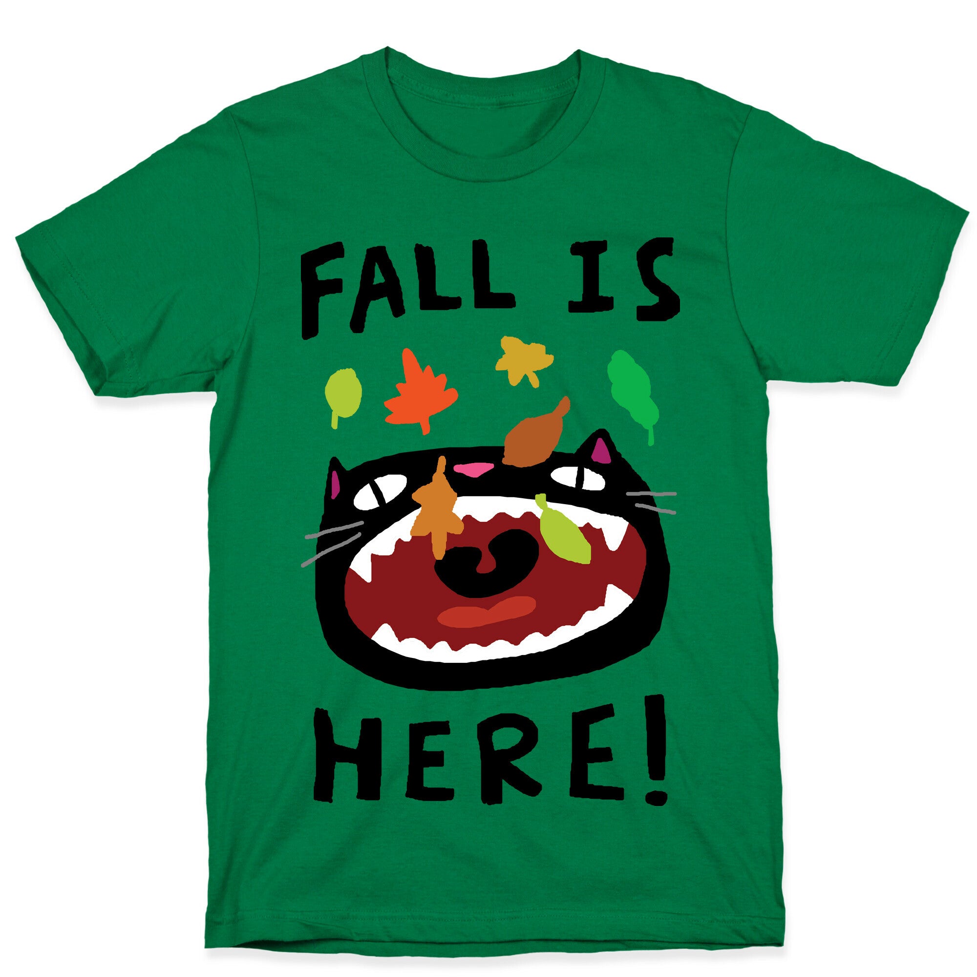 Fall Is Here Cat T-Shirt