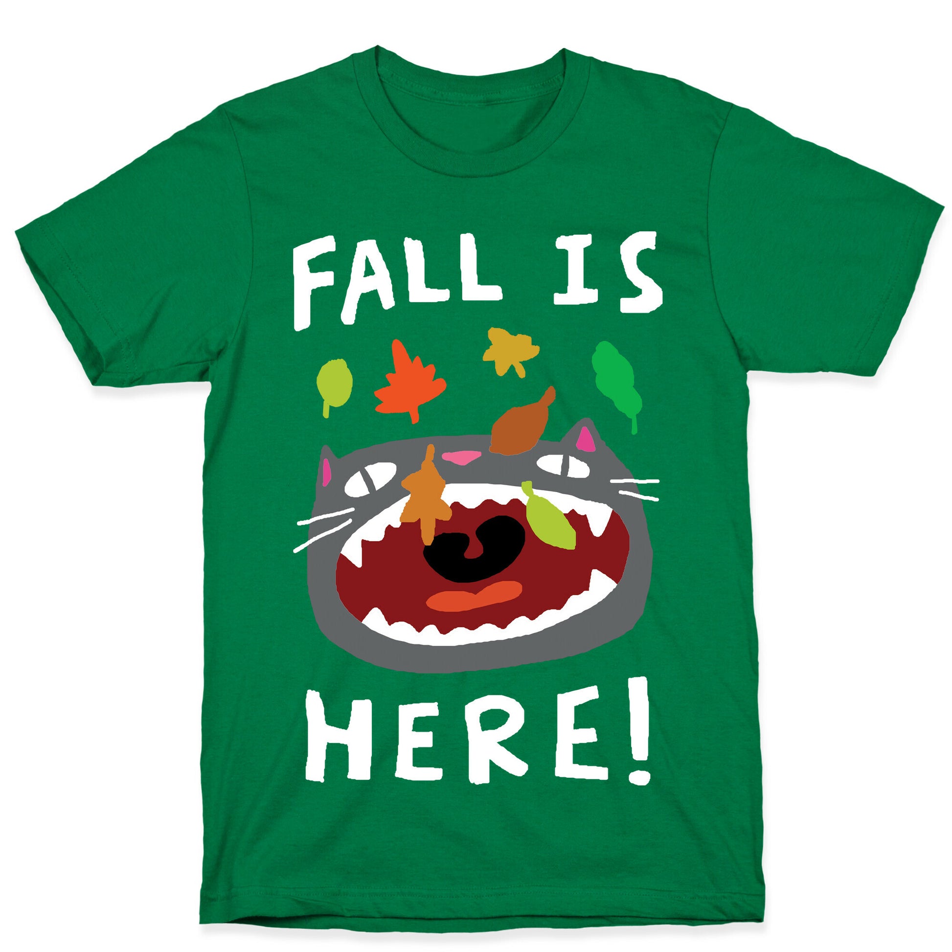Fall Is Here Cat T-Shirt