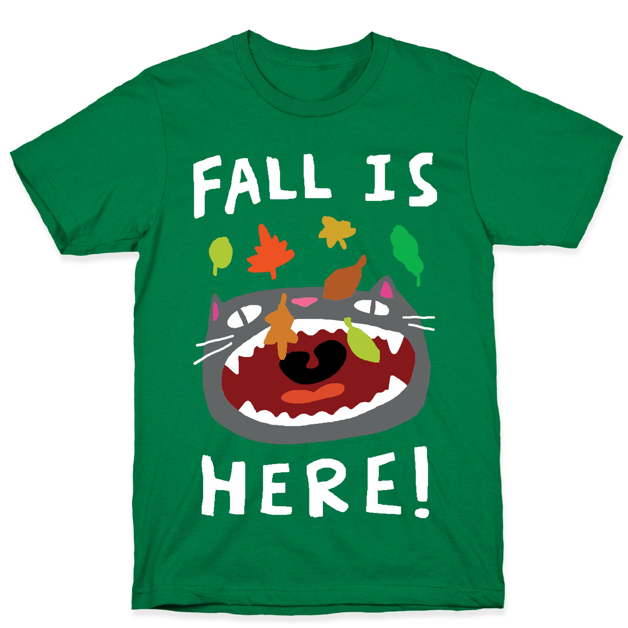 Fall Is Here Cat T-Shirt