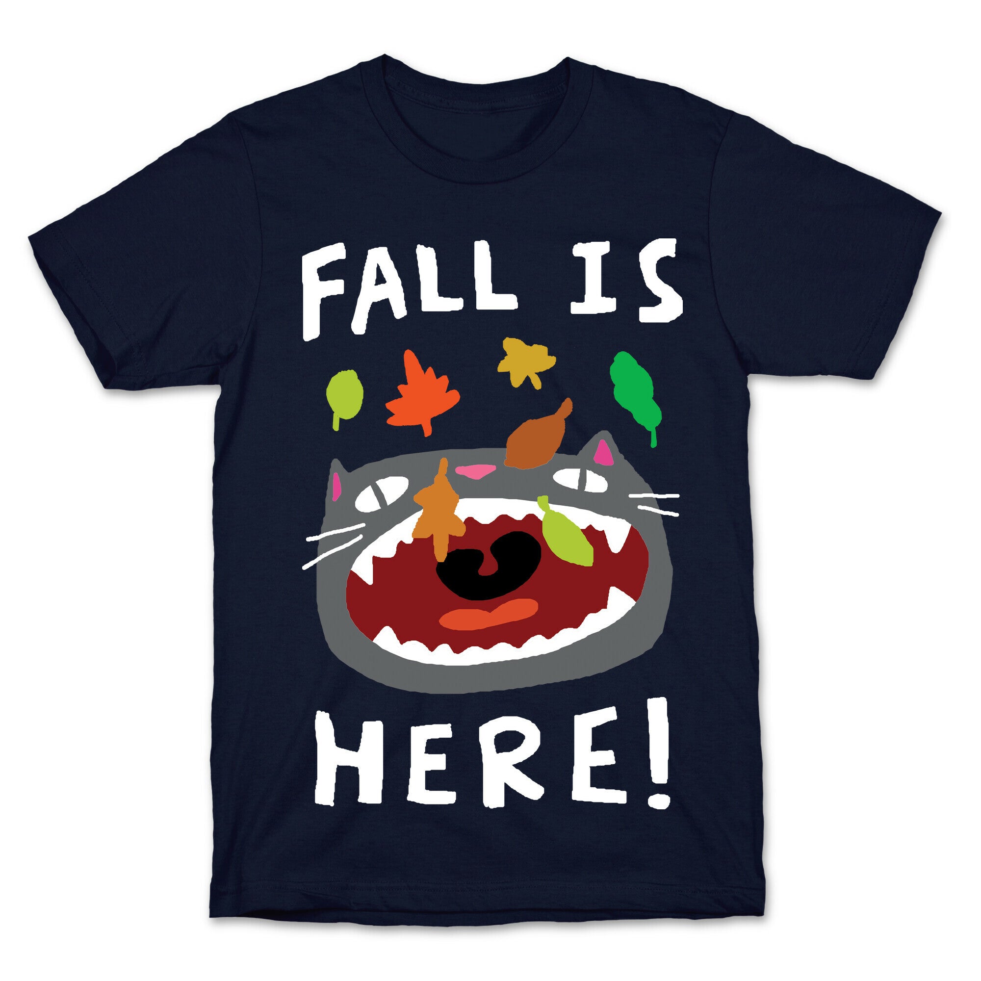 Fall Is Here Cat T-Shirt
