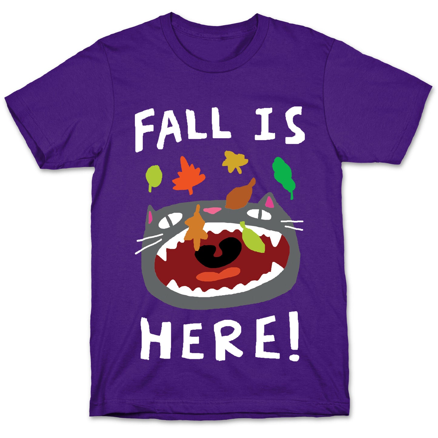 Fall Is Here Cat T-Shirt