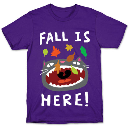 Fall Is Here Cat T-Shirt
