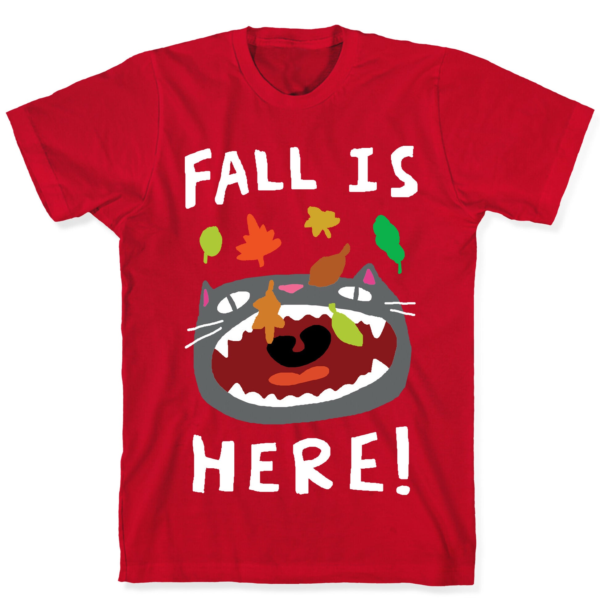 Fall Is Here Cat T-Shirt