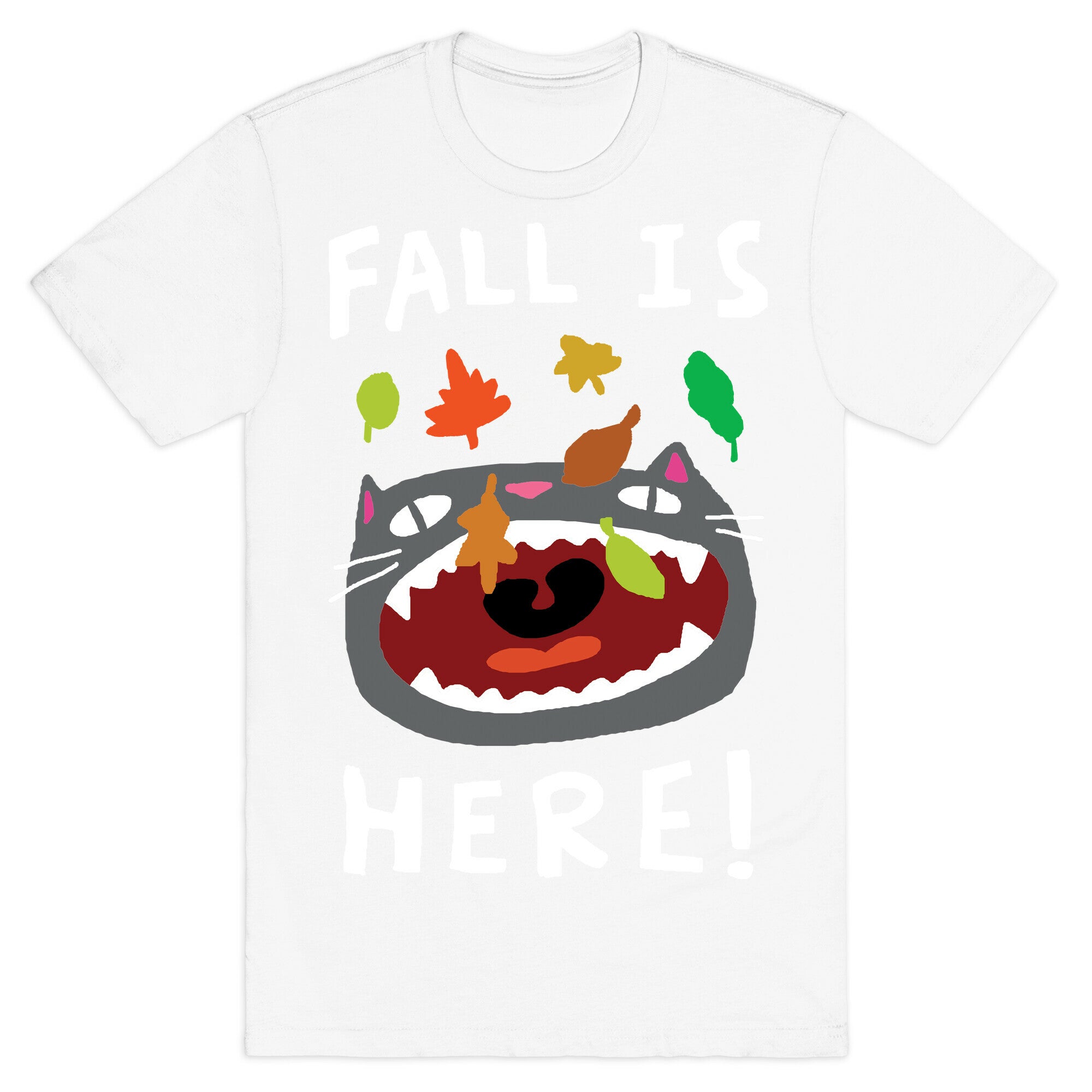 Fall Is Here Cat T-Shirt